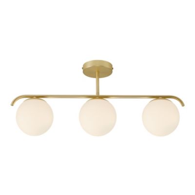 Plafonnier GRANT 3 Spot verre et métal laiton IP20 E14 Nordlux Intérieur - vue 2
