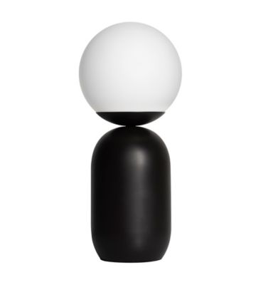 Lampe à poser Notti Ø 15cm IP20 E14 25W noir