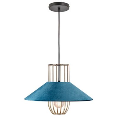 Suspension Diana E27 40W IP20 223,5 x 40 cm bleu surf