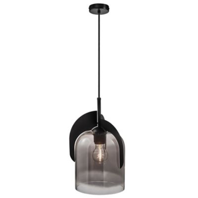 Suspension Boshi réglable E27 IP20 40W Ø19cm Nordlux noir