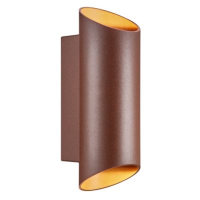 Applique murale NICO rond 23 GU10 aluminium couleur rouille IP54 Nordlux Extérieur - vue 2