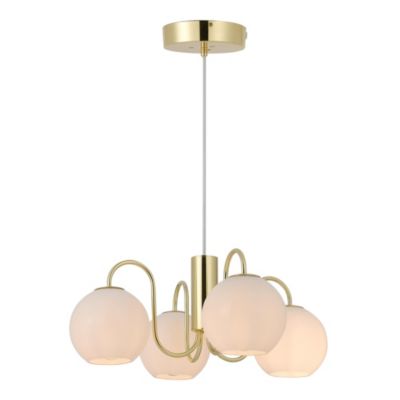Suspension FRANCA 4 Spot métal laiton IP20 E14 Nordlux Intérieur - vue 2