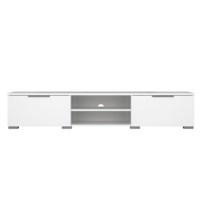 Meuble TV 2 tiroirs et 2 niches L173 cm - BILLIE