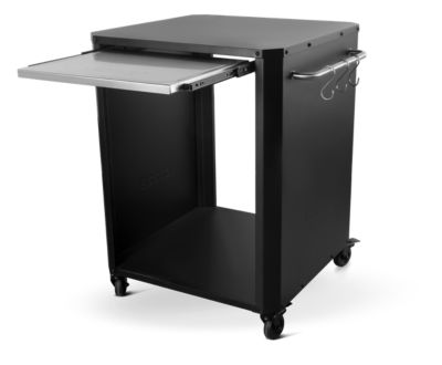 Chariot d'extérieur pour four à  pizza avec planche en inox Cozze