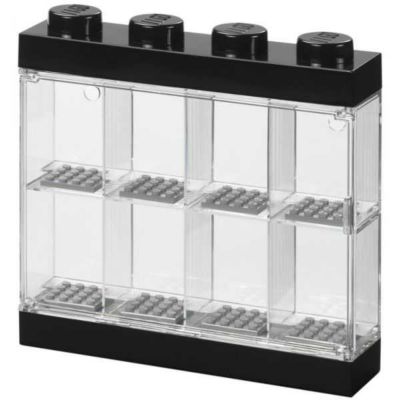 Vitrine pour 8 Figurines lego Display Case 8 Lego - Noir