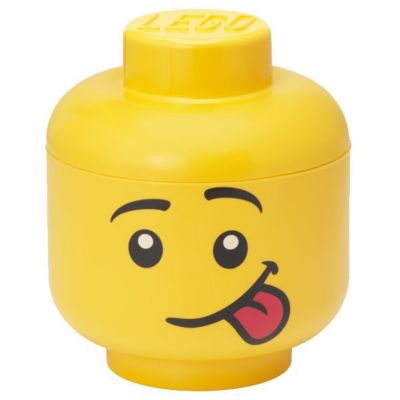Grande Tête Lego pour rangement taille L - Fou