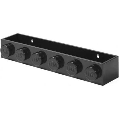 Etagère Lego à poser ou fixer 6 tenons LEGO - Noir