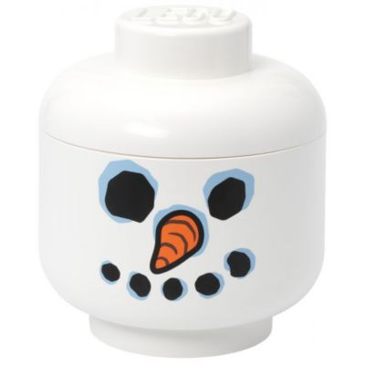 Petite Tête Lego pour rangement taille S - Snowman