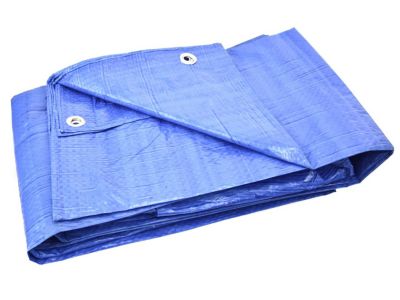 Bâche 3x4m Léger Polypropylène Revêtement PE Oeillets Aluminium