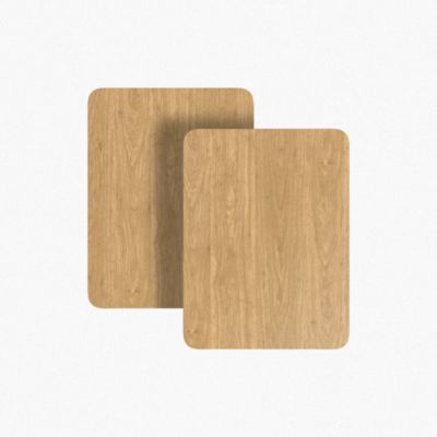 Extrémité adhésive vinyle imitation chêne pour lamelle 3 x 4 cm