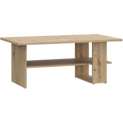 Table basse rectangulaire Forte CFTT5212-D108 110x60x45 cm chene artisan