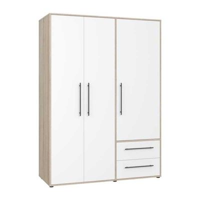 Armoire de chambre MOKKARIS Chêne Sonoma / 3 portes 144 4 x 58 8 x 200 1 cm - vue 2