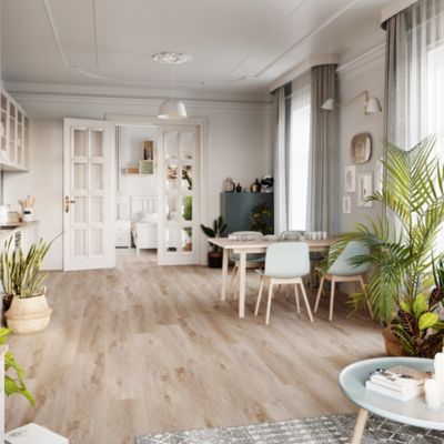 Lame PVC clipsable Sherman Oak chêne naturel l.22,9 x L.122 cm