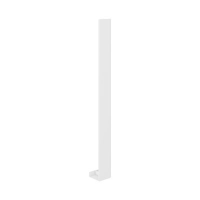Profil raccord de rive pvc 3ml blanc