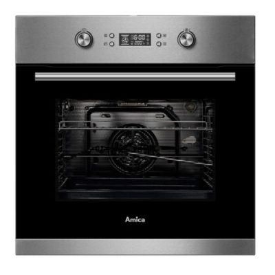 Four Électrique Amica AO2008X/1 – 70L, Pyrolyse, Inox, Classe A - vue 2
