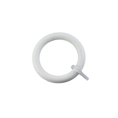 10 anneaux pour barre à rideau ?70mm blanc