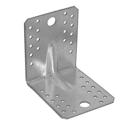 Ãquerre de fixation renforcÃ©e Domax KP2 avec nervure 105x105x90x2,5 mm 20 piÃ¨ces