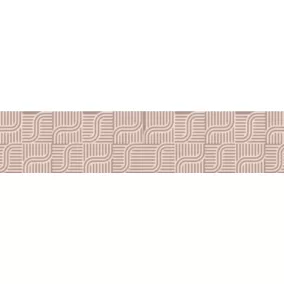 6 bandes adhésives motif boisé L.4,8 x H.195 x l.0,4cm