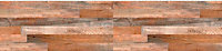 6 bandes adhésives motif texture bois L.4,8 x H.195 x l.0,4cm