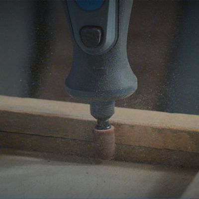 6 bandes tambour 1/4 grain fin Dremel Ø6,4 mm