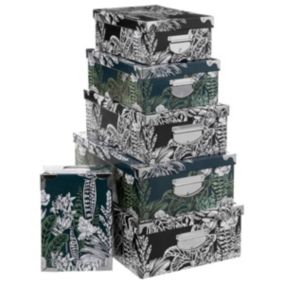 6 boîtes coin métal Multicolore BlackFlora - 5Five
