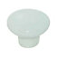 6 boutons de meuble porcelaine COLOURS Antan blanc Ø32 mm