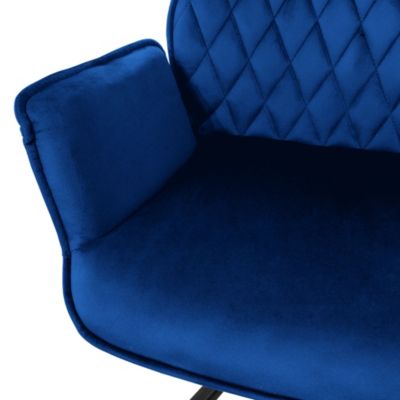 Chaise De Bureau Ergonomique Yaheetech - Pivotante Large Bleu - Neuf En Carton