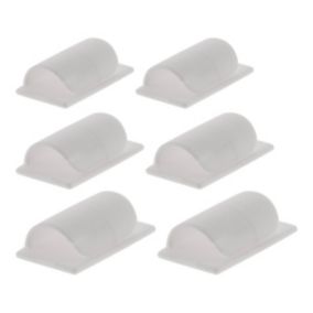 6 clips auto-collants câbles Zenitech