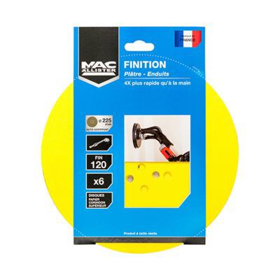 6 Corindons O225 Mm Mac Allister Grain 120 Castorama