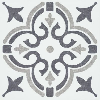 Planche 12 Stickers Carreaux Ciment Adhésifs REDMONKY - Carreaux 20 Cm