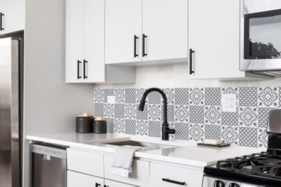 d-c-fix 6x dalle PVC adhesive murale Alia bleu 15x15 cm - stickers carrelage pour crédence cuisine, salle de bain - décoratif autocollant carreaux muraux