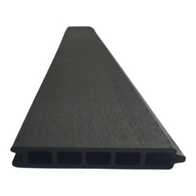 6 lames de clôture à emboîter en composite anthracite, L.179.1 x H.15.7 cm x ép.21 mm, Neva