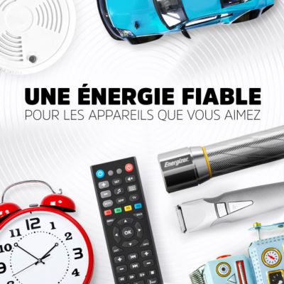 6 Piles alcalines AAA LR3 Max Energizer