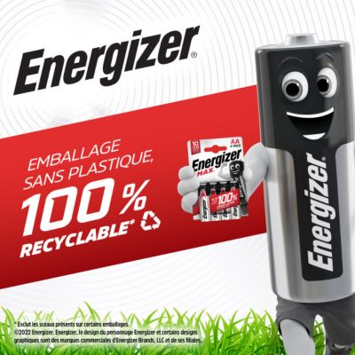 6 Piles alcalines AAA LR3 Max Energizer