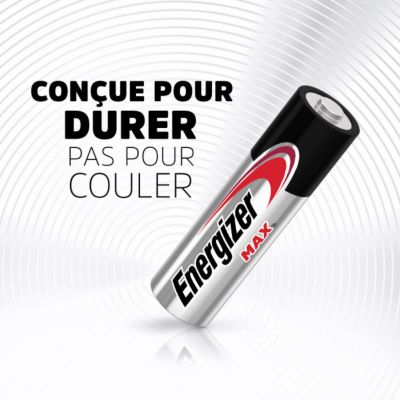 6 Piles alcalines AAA LR3 Max Energizer