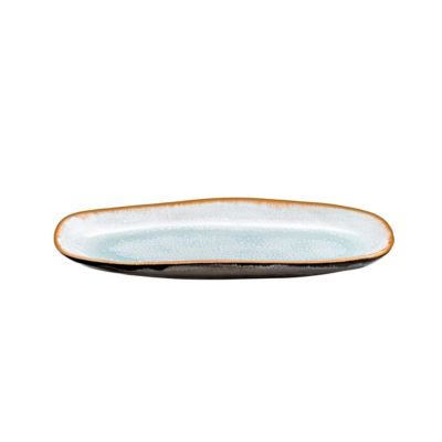6 plats longs 23cm Bleu clair - Shadow Aqua par Médard de Noblat