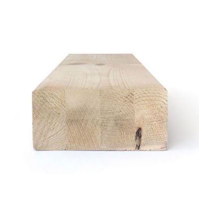 6 poutres en bois de sapin lamellé 120x160x1980 mm