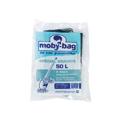 Handy Bag - 4x5 Sacs Poubelle 50L Gravats Handy-Bag - 80% de