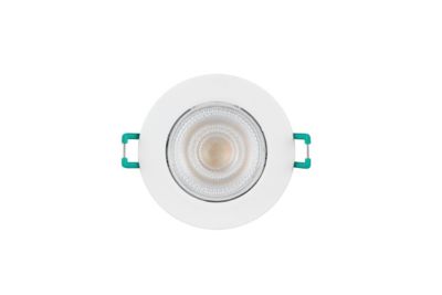 6 spots LED encastrables blancs IP44 500 lm 4,8W, blanc neutre ∅8,7 cm Sylvania