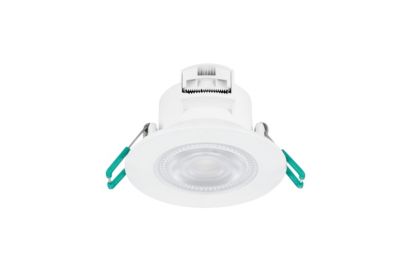 6 spots LED encastrables blancs IP65 500 lm 4,8W, blanc chaud ∅8,7 cm Sylvania