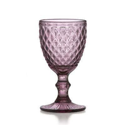 6 verres à pied 20 cl Pourpre - Diamond par Médard de Noblat