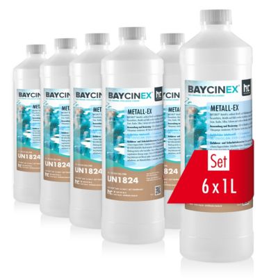 6 x 1l Séquestrant Métaux Anti-métaux, Élimine Fer, Cuivre, Argent Et Calcium, Réduit La Dureté Totale De L'eau