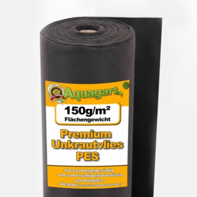 60 m² film de paillage, feutre de paillage anti-mauvaises herbes, 150 g, 1,5 m , PES Aquagart