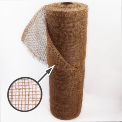 60m x 1m tissu de jute 105g/m² tapis de jute jute de jardin tissu de jute Aquagart