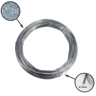 625 m fil de tension de 3,0 mm pour clôture de protection Aquagart