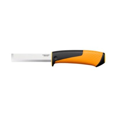 Fiskars Couteau de charpentier Fourreau aiguiseur intégré surface de frappe - vue 3
