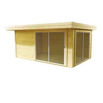 Abri de jardin bois Blooma Samsa Modern 16 25m²