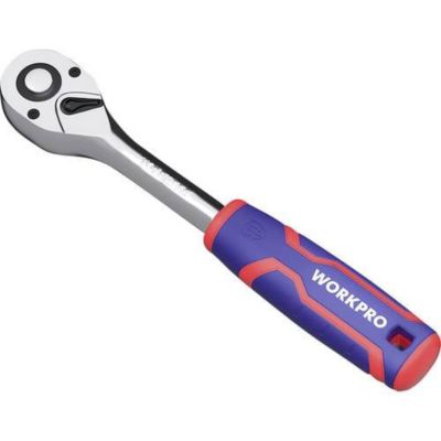 Cliquet réversible 38" 10 mm 203 mm 72 dents acier chrome vanadium poignée caoutchoutée