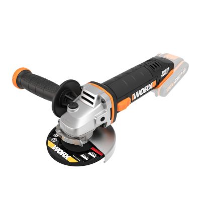 Worx wx800.9 20 V Batterie Meuleuse d'angle blocage de broche poignée supplémentaire vitesse 8 600 trmin diamètre du disque - vue 3