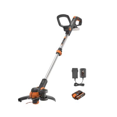 Coupe-bordures 20V WORX - WG163E.1 (se transforme en dresse-bordures, largeur de coupe 30 cm, 1 batterie 2Ah + chargeur)